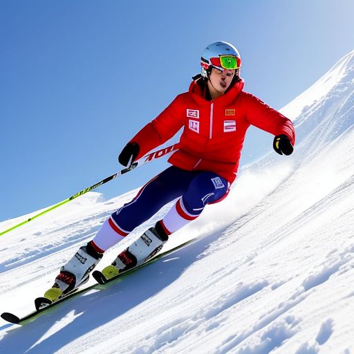 中国高山滑雪运动员，努力追逐更高的奥运梦想